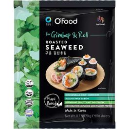 [6495-3] O'FOOD Algues Grillées Pour Sushi 20GR
