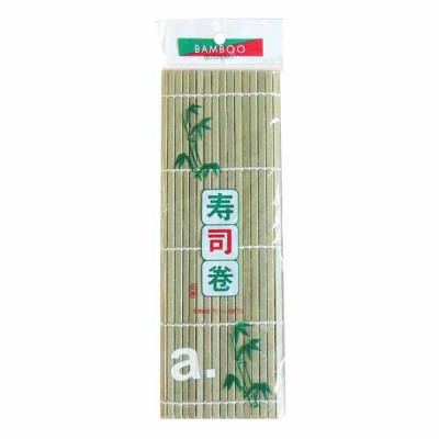 [8304-3 TRUE] JAPIC Tapis De Sushi vert  En Bamboo 1PC