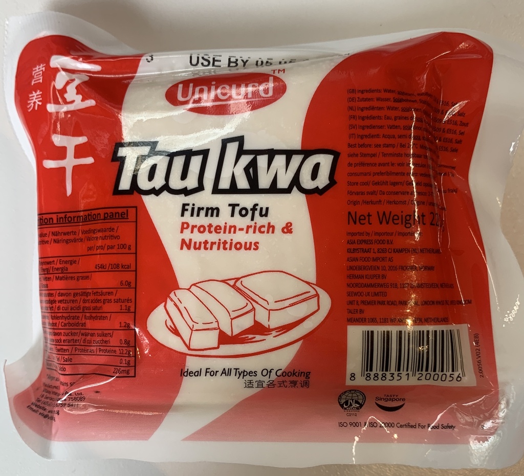 UNICURD Tofu Tau Kwa 220GR