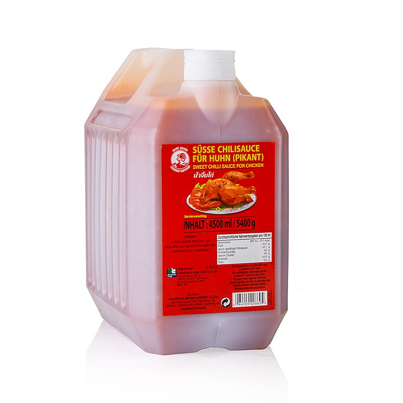 [5034-2] COCK BRAND Sauce Pimentée Douce Poulet 4,5L