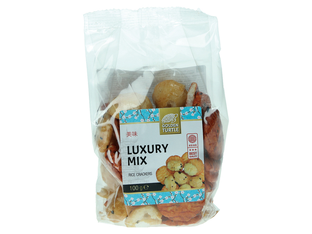 [4566] GOLDEN TURTLE Mix De Crackers De Riz De Luxe 100GR