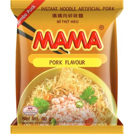 [7630-10] MAMA - Nouilles instantanées porc 90GR