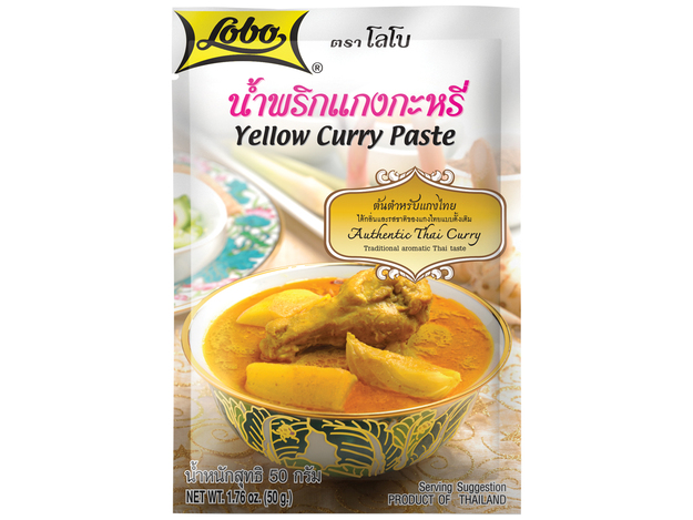 [16817] LOBO Pâte De Curry Jaune 50GR