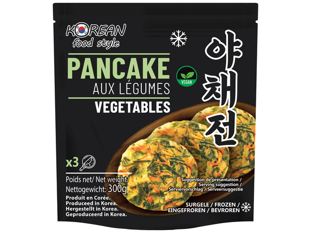KOREAN FOOD STYLE Pancakes Coréens Aux Légumes 300GR
