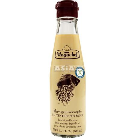 [5266-01 5266] MEGACHEF Sauce Soja Sans Gluten 200ML
