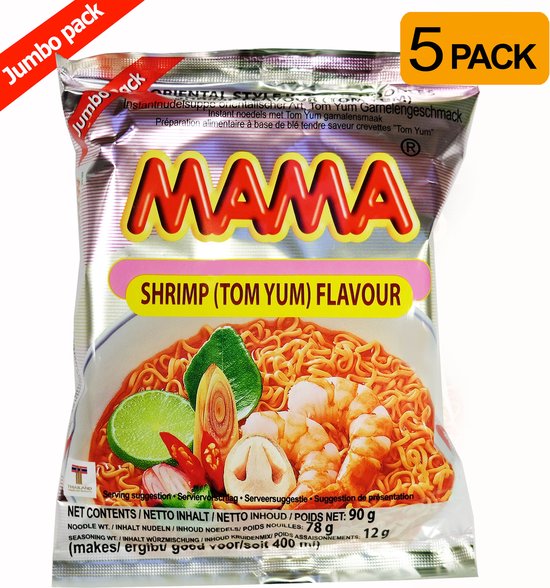 MAMA Nouilles Inst. Crevettes Cremeux 90GR 