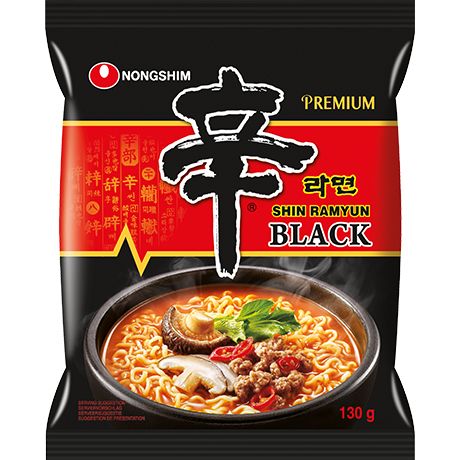 NONGSHIM Nouilles Inst Shin Ramyun Noir 130GR