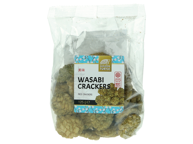 [4571] GOLDEN TURTLE Crackers Au Wasabi 125GR