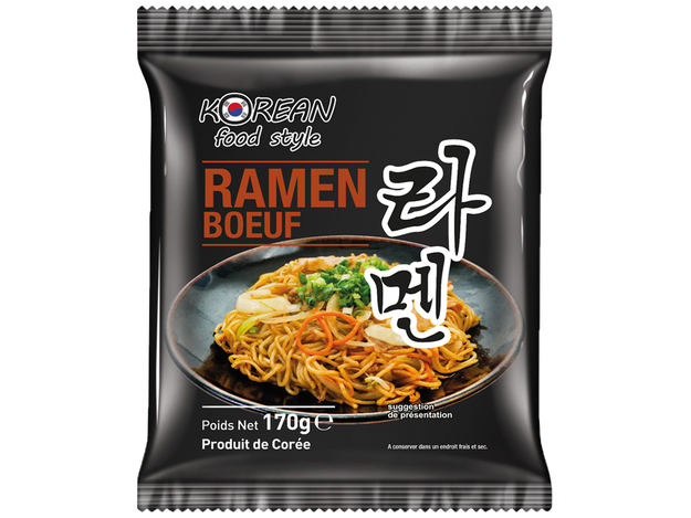 [9611] KOREAN FOOD STYLE Nouilles Précuits Bœuf 170GR