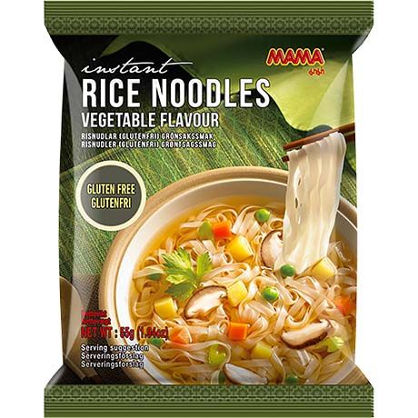 [7721-30] MAMA Nouilles De Riz Inst. Goût Légumes 55GR