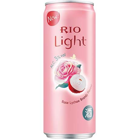 RIO  Cocktail Rose, Litchi & Brandy 3% Alc. 330 ml