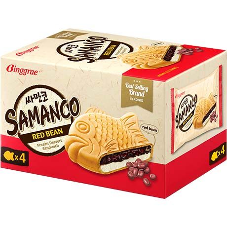 SAMANCO Sandwich Glacé Haricot Rouge 96,7GR