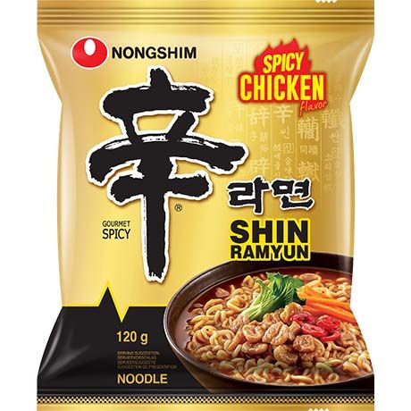 NONGSHIM Nouilles Inst. Shin Ramyun Poulet  120GR 