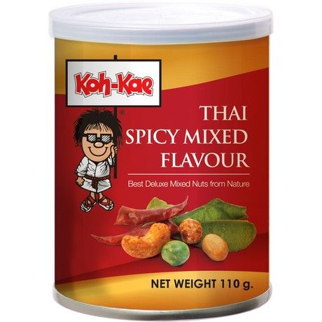 [826] KOH-KAE Coated Peanuts Thai Mix Spicy 110GR