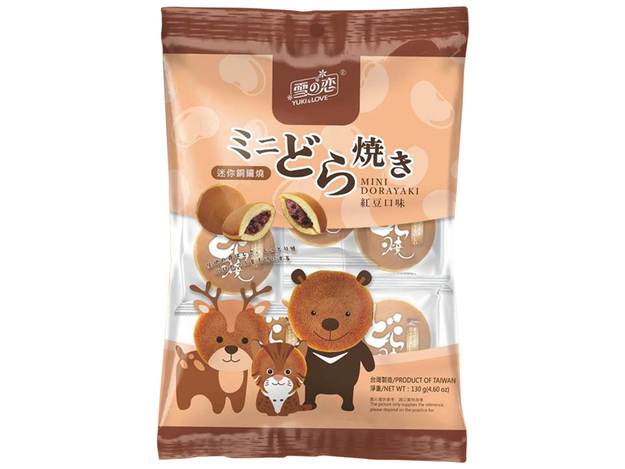 [2909] Yuki & Love Mini Dorayaki Haricot Rouge 130 G 