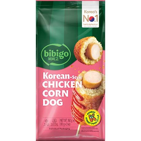 [DV1766-01] BIBIGO Corn Dog Au Poulet Coréen 160GR