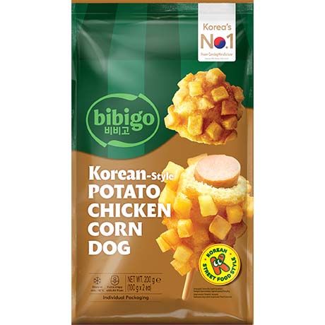 BIBIGO Corn Dog Au Poulet Et Pomme De Terre 200GR