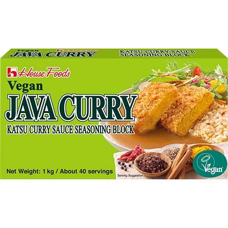 [5121-02] HOUSE FOODS Bloc De Curry Végétalien 1KG 