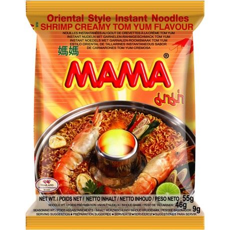 MAMA Nouilles Inst. Crevettes Crème Tom Yum 55GR