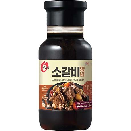 [5118-1] O'FOOD  Marinade BBQ Coréenne Kalbi Bœuf 280g