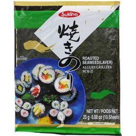 SUKINA Algues Grillées Pour Sushi 25GR