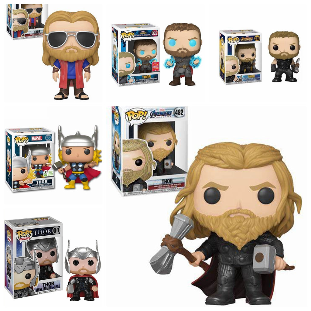 FUNKO POP Marvel Avengers 4 END WAR Thor 438# #482 01# 479# 286# 335# 10cm Vinyl Figure Doll BOBBLE-HEAD Action Toy Figures