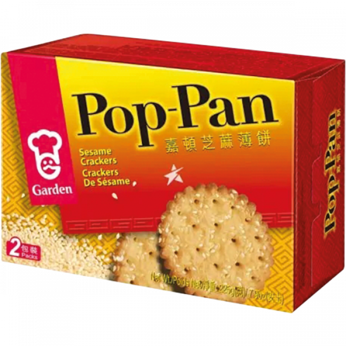 Garden Sesame Pop Pan Crackers 225g /  225