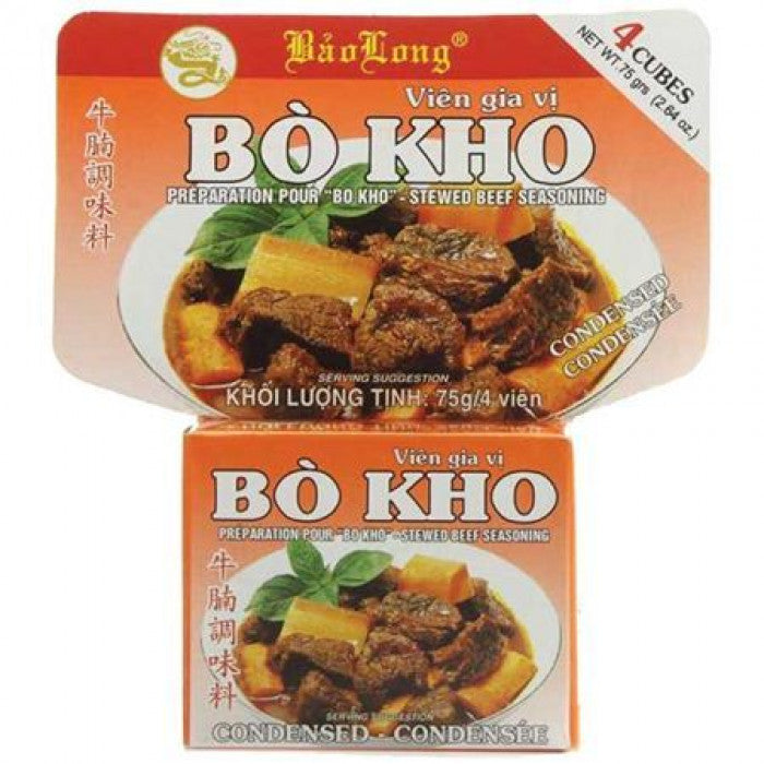 BAO LONG Bouillon Cube De Boeuf (Bo Kho) 75g