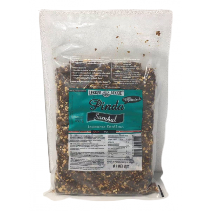 Lekker Bekkie Pinda Sambal Vegetarisch 450g