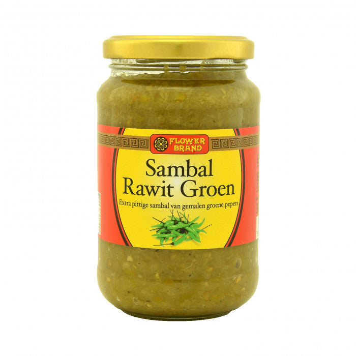 Flower Brand Sambal Tjabe - Rawit Groen 375g