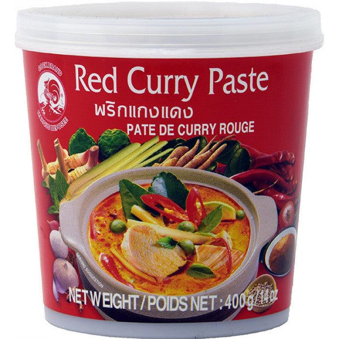 [cock-red-curry-pasta-400g] COCK BRAND Pâte De Curry Rouge 400GR