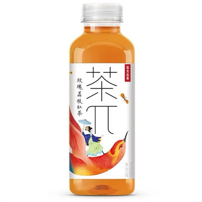 Nongfu Black Tea With Rose and Lychee Flav. 500ML /  π 500