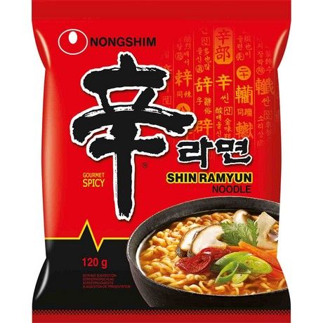 [7680-1 3371 7680 7326] NONGSHIM Nouilles Inst. Shin Ramyun 120GR 