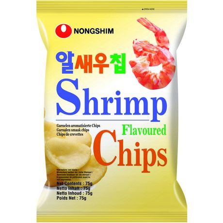 [879-20] NONGSHIM Chips Saveur Crevettes 75GR