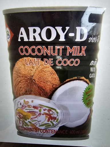 [6038-10] AROY-D Lait De Coco (Dessert) 400ML