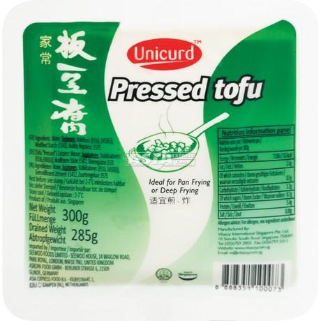 [314-1 314] UNICURD Tofu Pressé Vert T05-1 (Ferme) 300GR