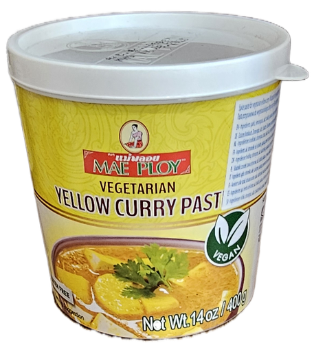 [16987 16953] MAE PLOY Pâte Curry Jaune Végétarienne 400GR