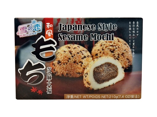 [12957] YUKI&LOVE Mochi Sésame 210GR