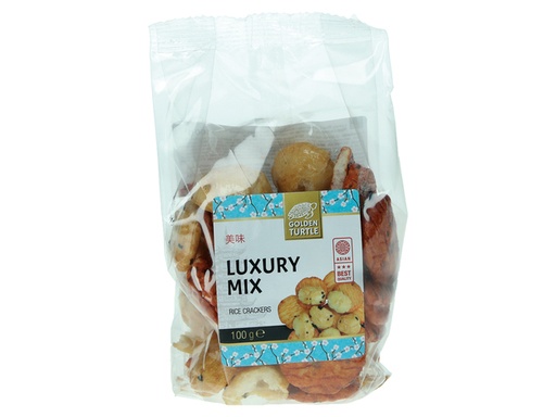 [4566] GOLDEN TURTLE Mix De Crackers De Riz De Luxe 100GR