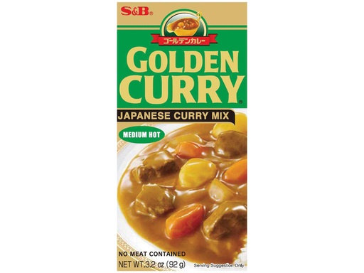 [50130 5610] S&B Golden Curry Japonais Medium 92GR