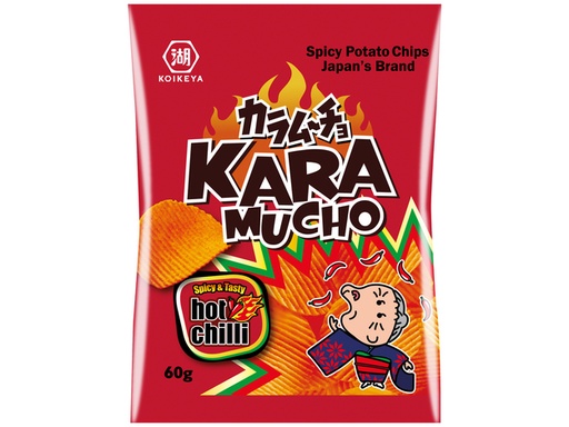 [50259] KOIKEYA Chips Kara mucho Goût Piment 60GR