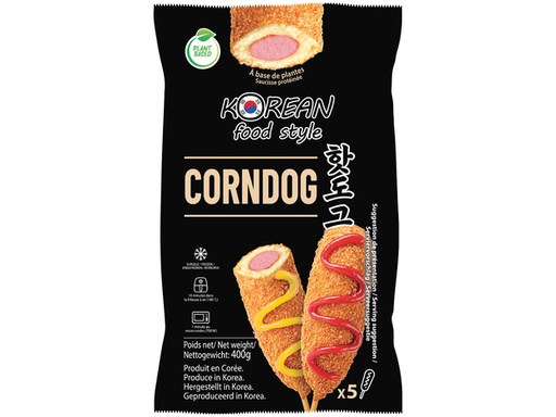 [2555] KOREAN FOOD STYLE Corndog à Base De Plantes 400GR