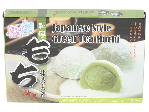 [12950] YUKI&LOVE Mochi Au Thé Vert Matcha 210GR