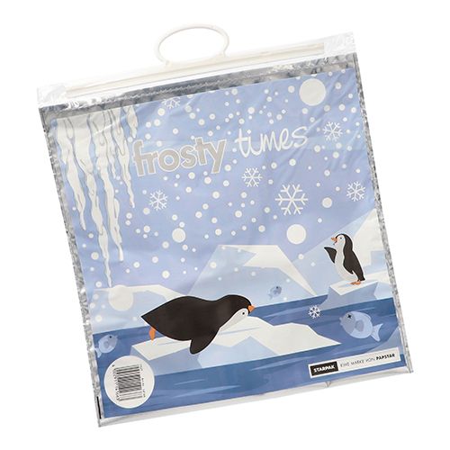 [14166 papstar] Sacs isolants en L.D.P.E. 12 l 47 cm x 43 cm "Frosty Times"