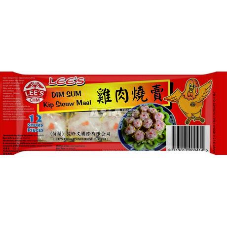 [DV1425] LEE'S FOOD PRODUCTS Sieuw Mai Poulet 12 Pièces 216GR