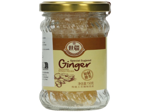 [8858] SHIJIJIANGFOOD Rondelles De Gingembre Confites 150GR