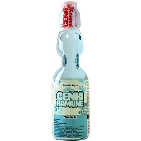 [4161] GENKI RAMUNE  Boisson Gazeuse Nature 200ml