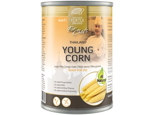 [60505] GoldenTurtleForChefs Maïs Jeune  425 G