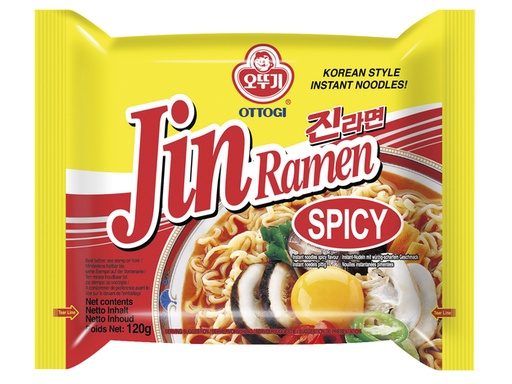 [19487] OTTOGI Nouilles Ins. Jin Ramen Piquantes 120GR