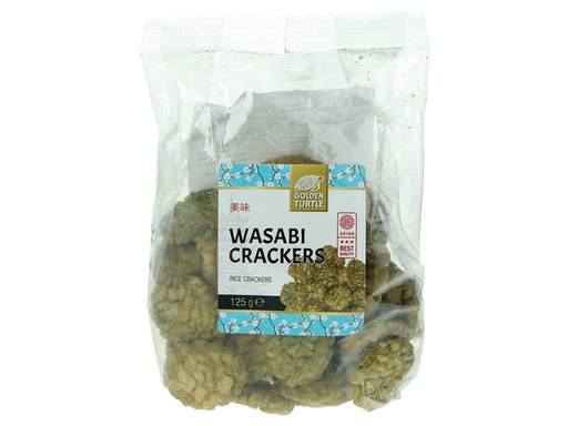 [4571] GOLDEN TURTLE Crackers Au Wasabi 125GR